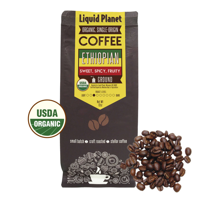 Organic Ethiopian Coffee Ground