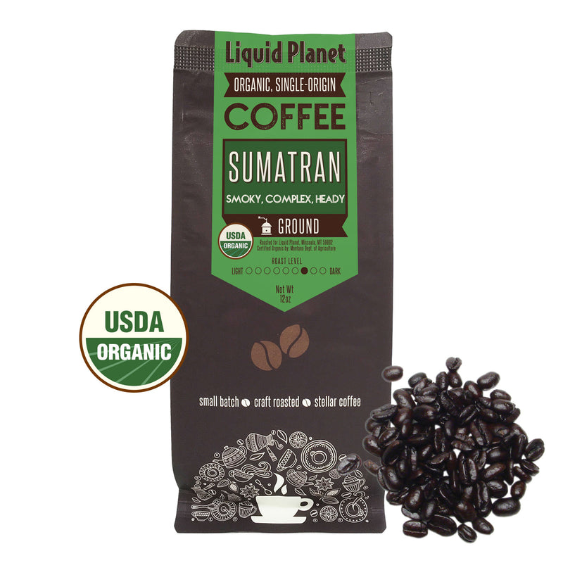 Organic Sumatran Coffee Ground