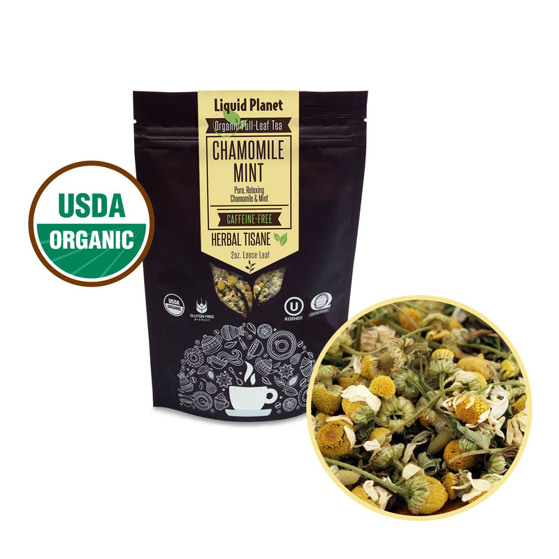 Liquid Planet Organic Tea ~ Chamomile Mint