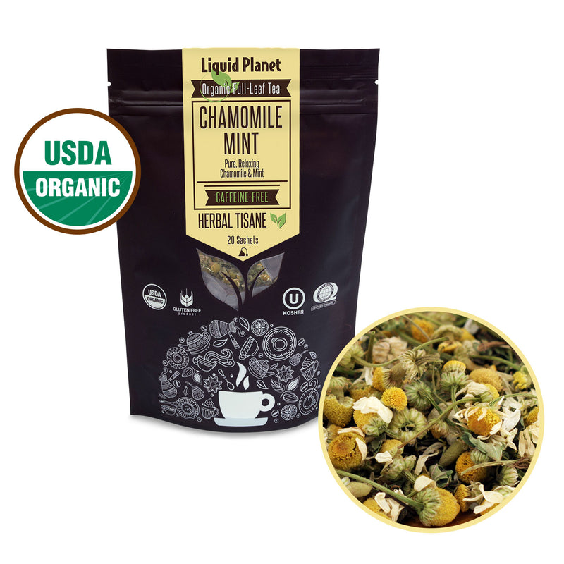 Liquid Planet Organic Tea ~ Chamomile Mint